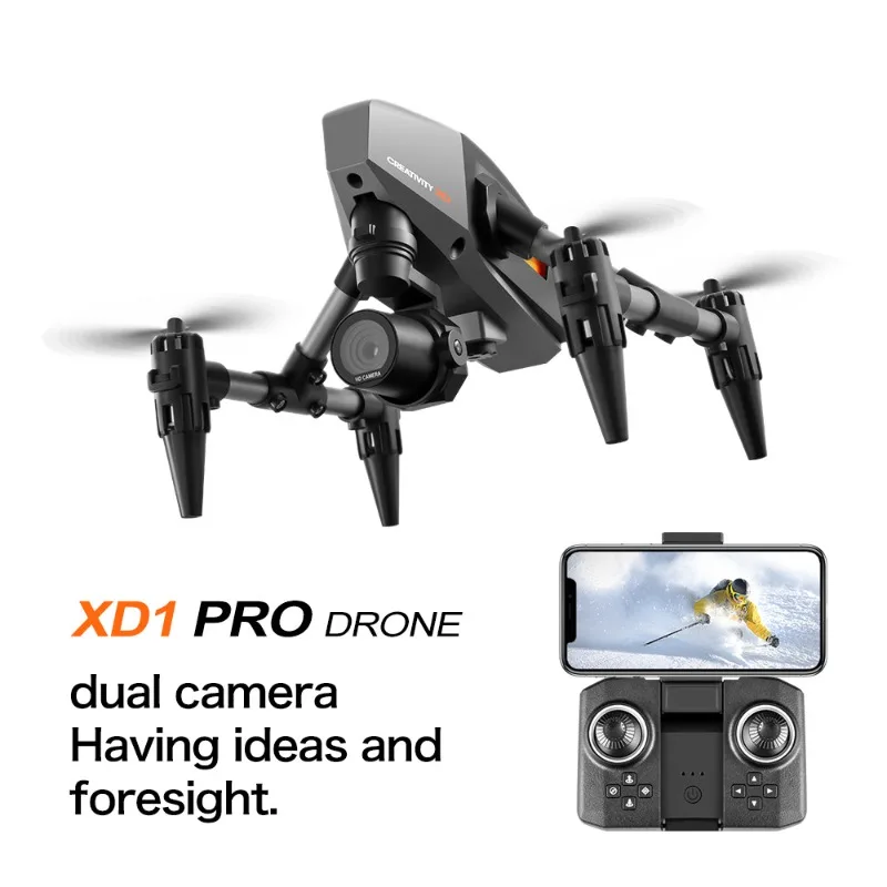 XD1 PRO Mini Drone Dual Camera - огляд і ціна Drone Kit Tricopter