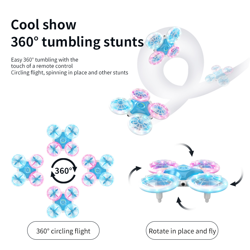 Mini Drone Flash 3D Flip 2.4G  - огляд і ціна Drone Kit Tricopter